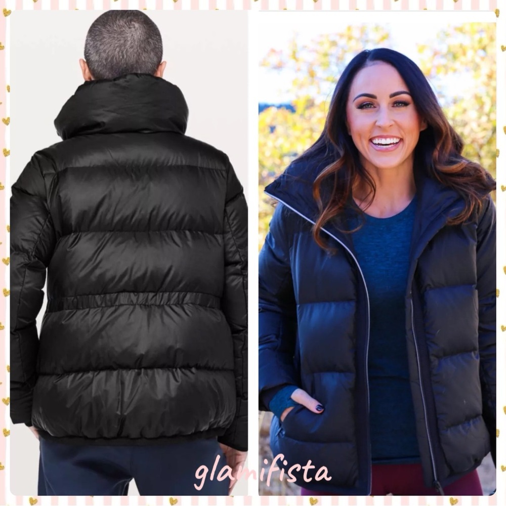 Lululemon Cloudscape Short Jacket Black Sz.10